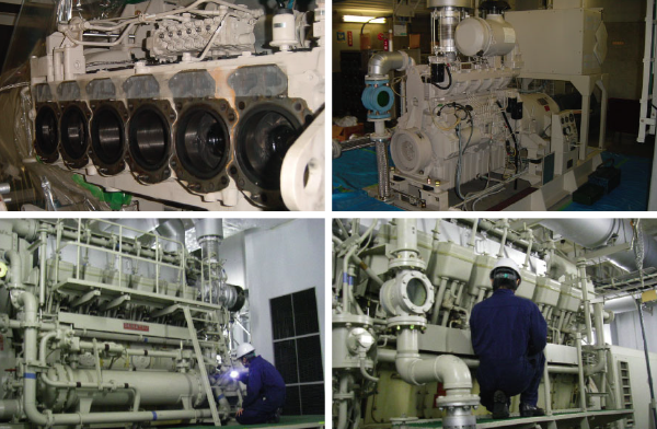 Onshore power generator maintenance